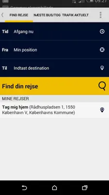 Rejseplanen android App screenshot 3